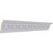 Ekena Millwork 5 1/4"H x 4"P x 6 5/8"F x 94 1/2"L Federal Egg and Dart Crown Moulding MLD05X06X06FE - alternate 2
